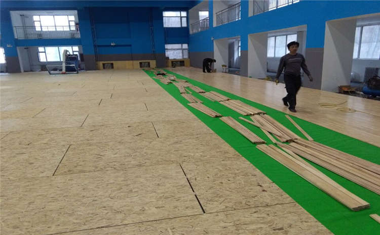 指接板籃球場地木地板規格