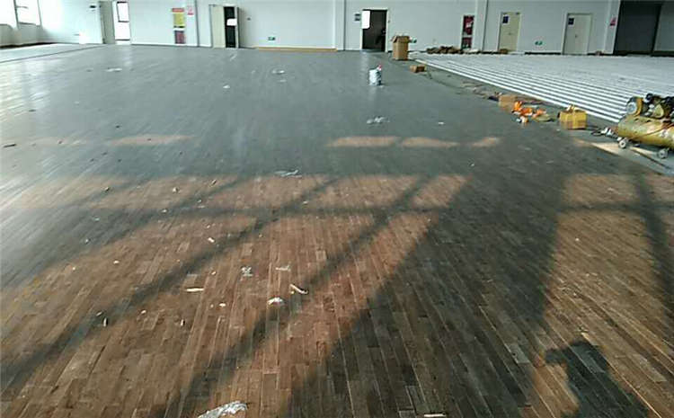 24mm厚籃球館木地板多少錢一平？